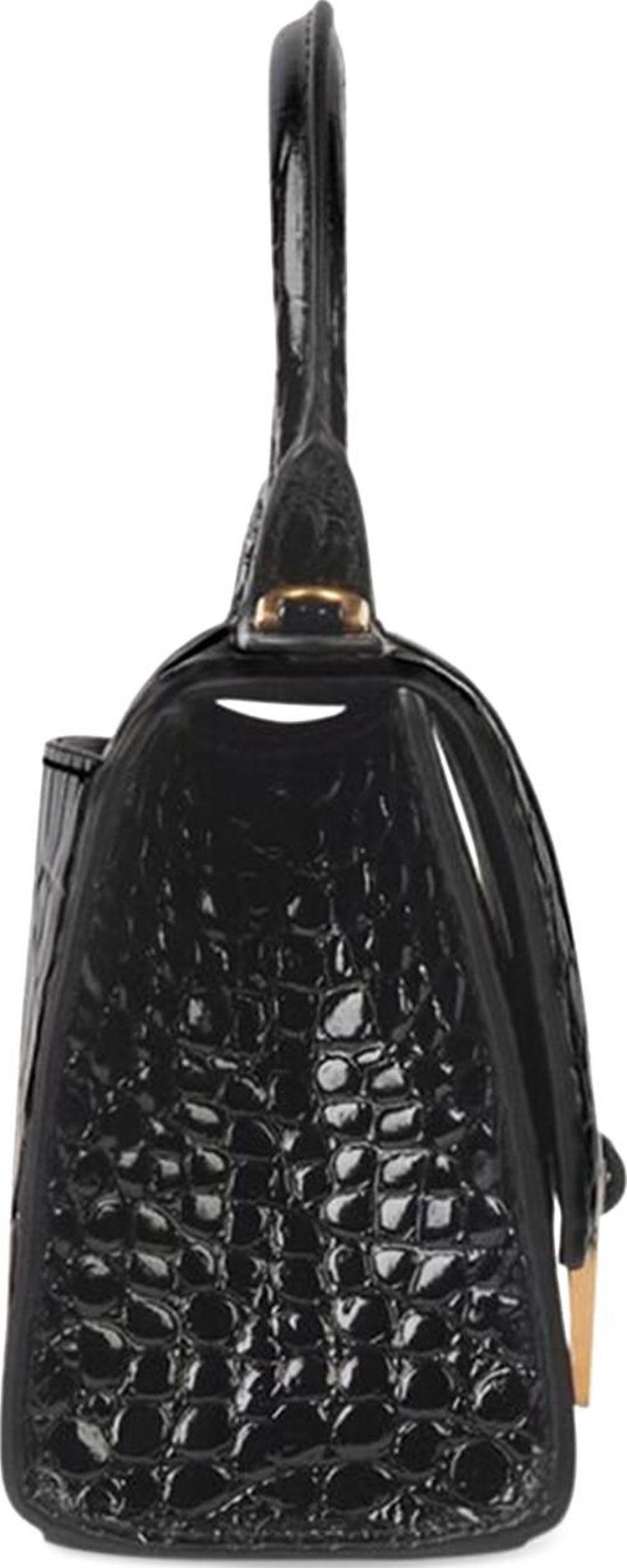 Balenciaga Hourglass XS Top Handle Bag Black