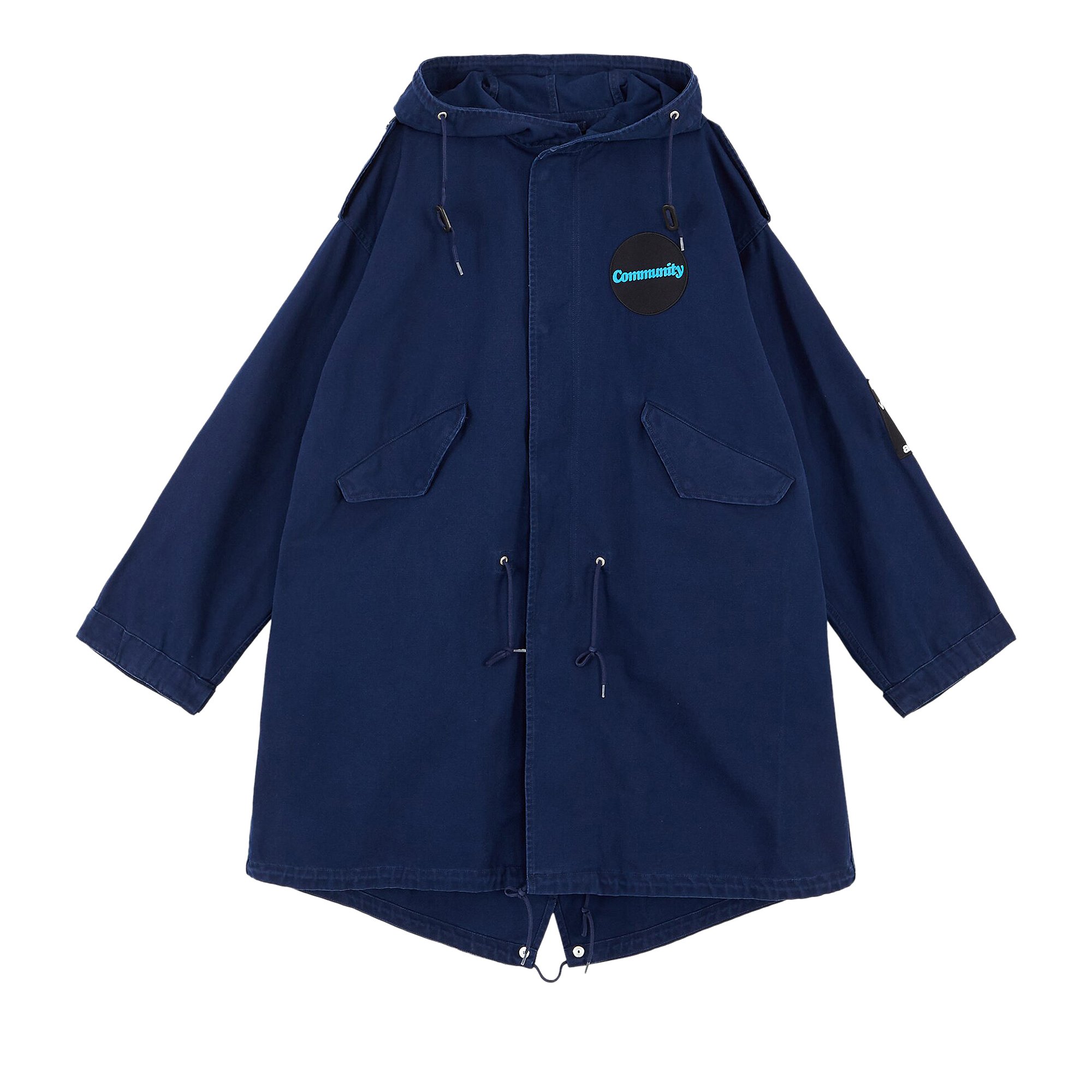 Buy Raf Simons Medium Length Parka 'Blue' - 211 M710A 10080 0043 | GOAT