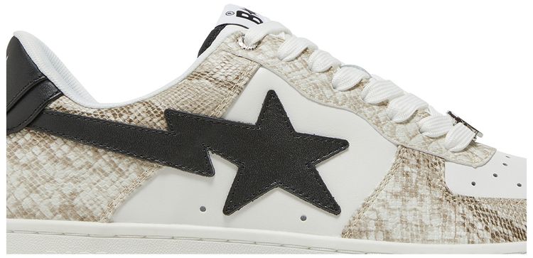 Bapesta Beige Snakeskin