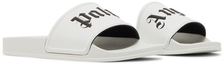 Palm Angels Wmns Pool Slider White Black