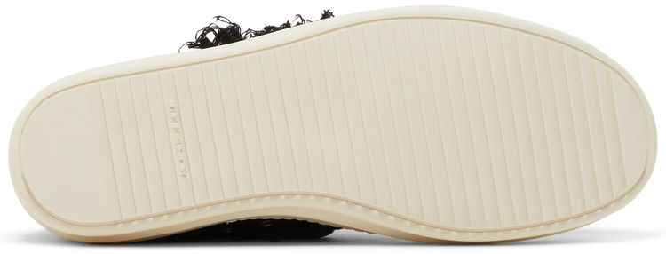 Rick Owens DRKSHDW Strobe Cotton Denim Slashed Low Black Milk