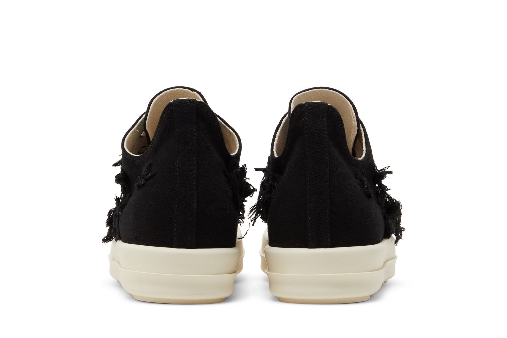 RICK OWENS DRKSHDW | SLASHED DENIM SNEAKERS