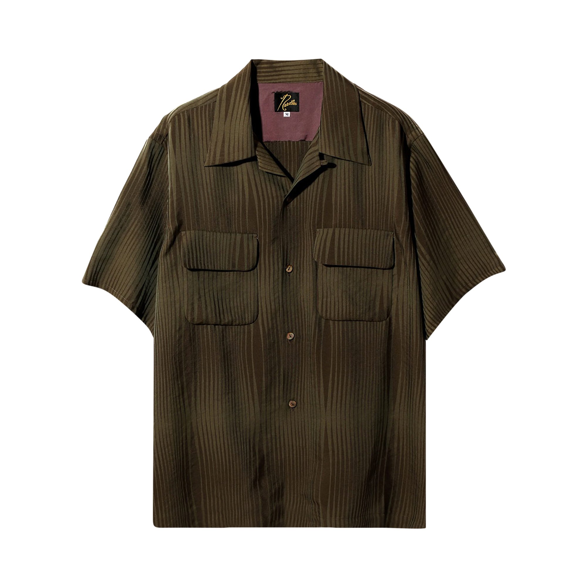 Buy Needles Short-Sleeve Classic Shirt 'Brown' - MR147 BROW | GOAT