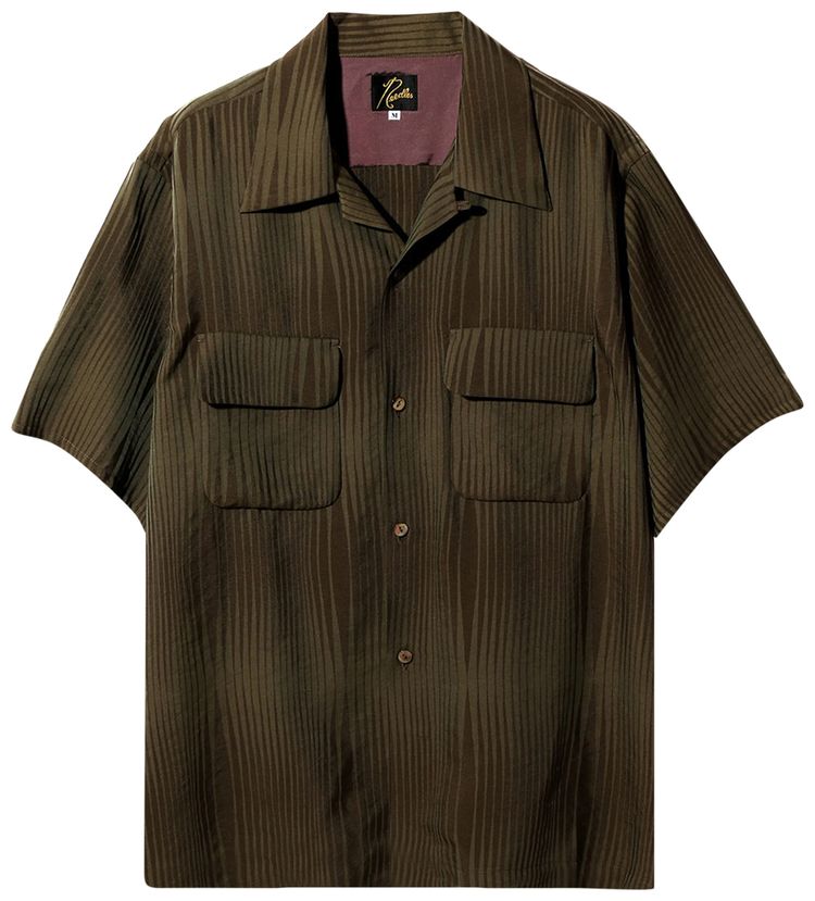 Needles Short Sleeve Classic Shirt Brown