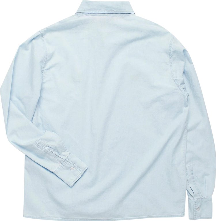 Parra Annoyed Chicken Shirt Bleached Denim