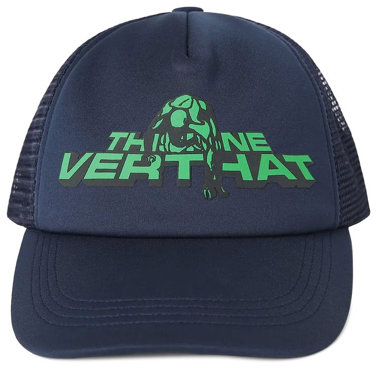 thisisneverthat First Man Title Mesh Trucker Cap Navy