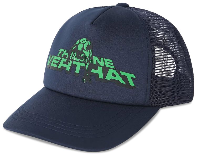 thisisneverthat First Man Title Mesh Trucker Cap Navy