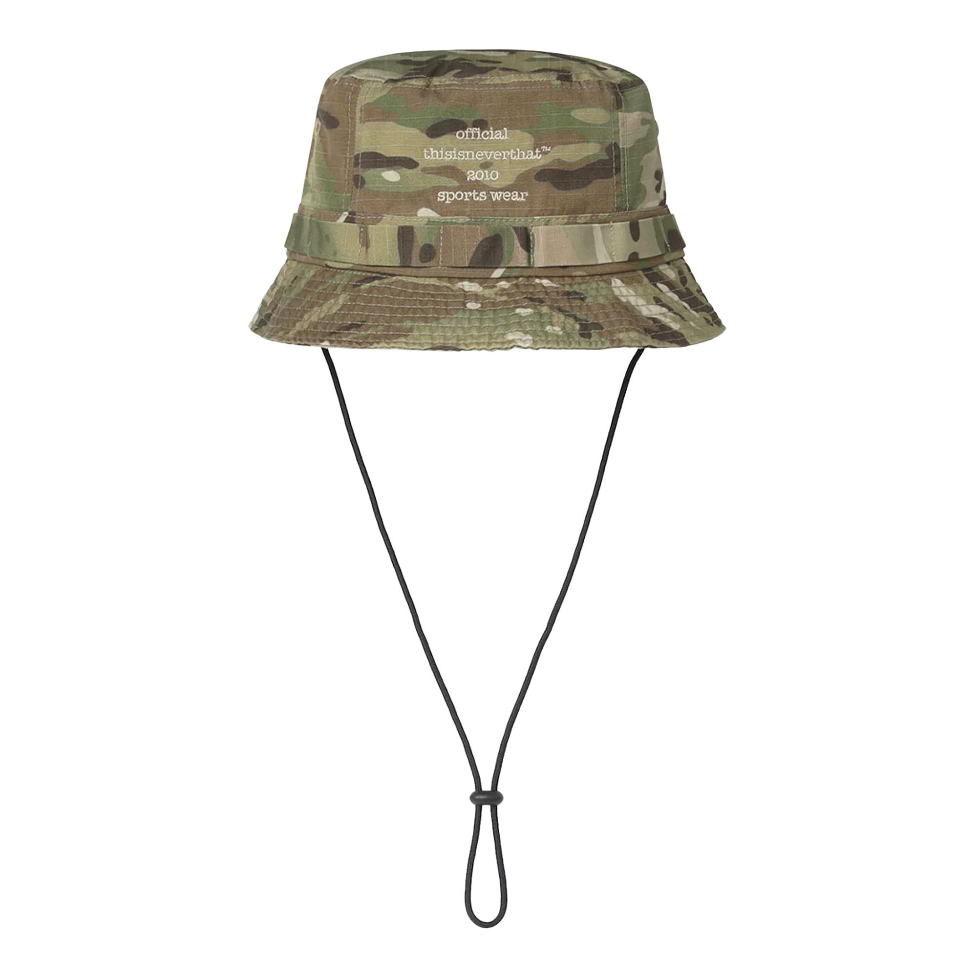 さらに100円引き◆thisisneverthat◆THAT Cap Multicam Buy thisisneverthat Jungle Bucket Hat 'Multicam