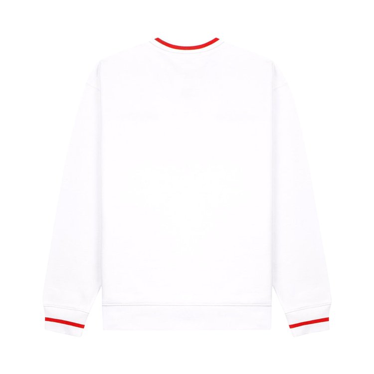 Sporty  Rich x Prince Sporty V Neck Sweatshirt White