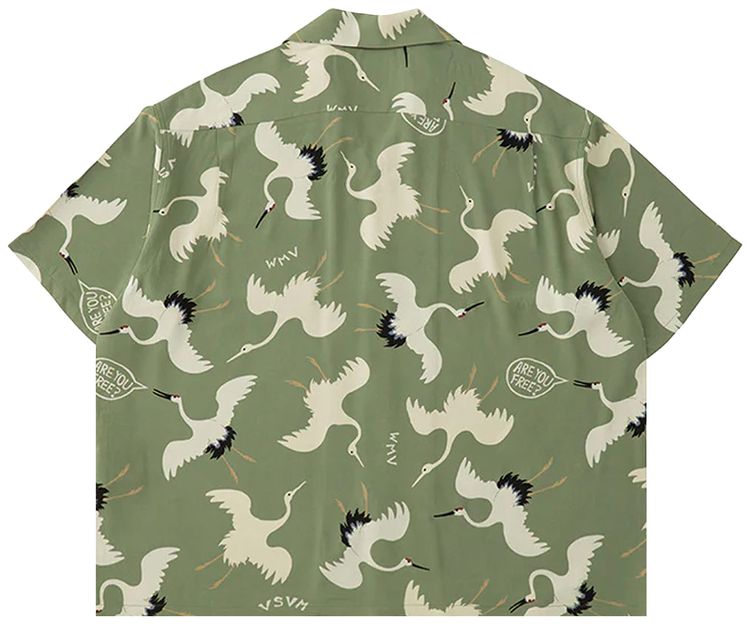 Visvim Crosby Hikaku Vacation Shirt Light Green