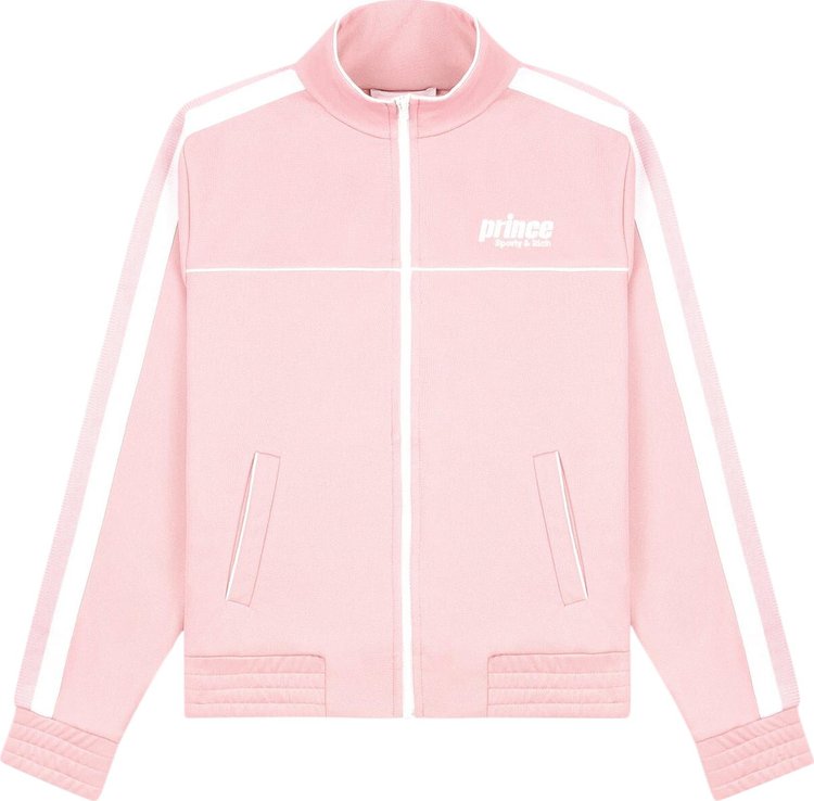 Sporty & Rich x Prince Sport Court Jacket 'Pink/White'