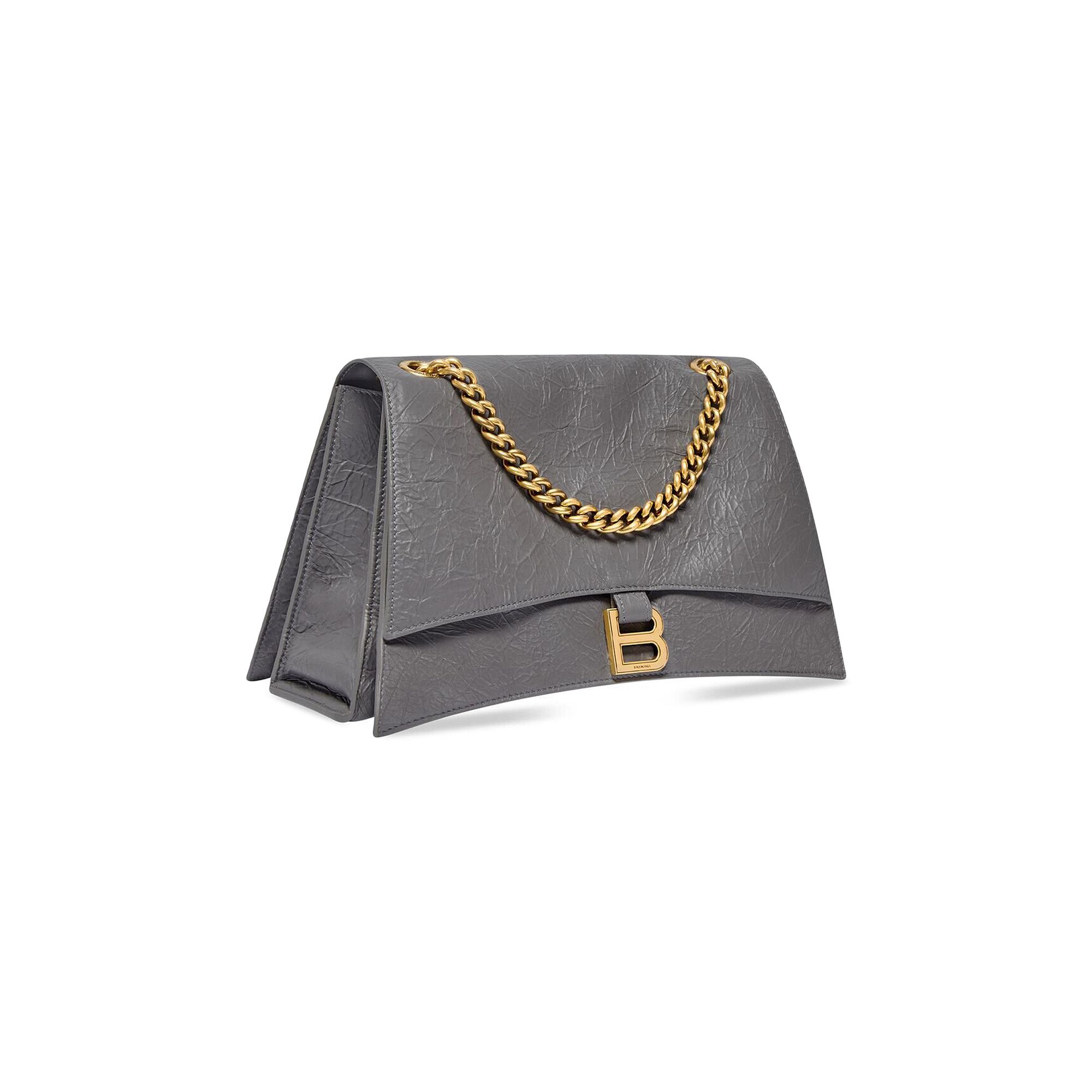 セール!!BALENCIAGA★716393 Buy Balenciaga Medium Crush Chain Bag 'Dark Grey' - 716393