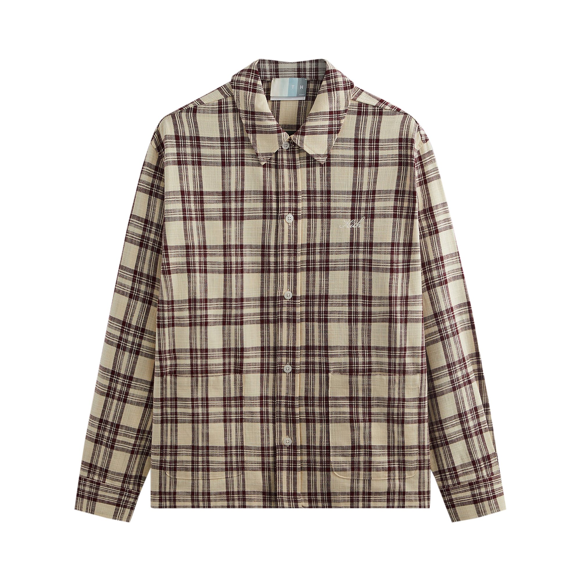 Buy Kith Long-Sleeve Boxy Collared Overshirt 'Magma' - KHM031118 601 | GOAT