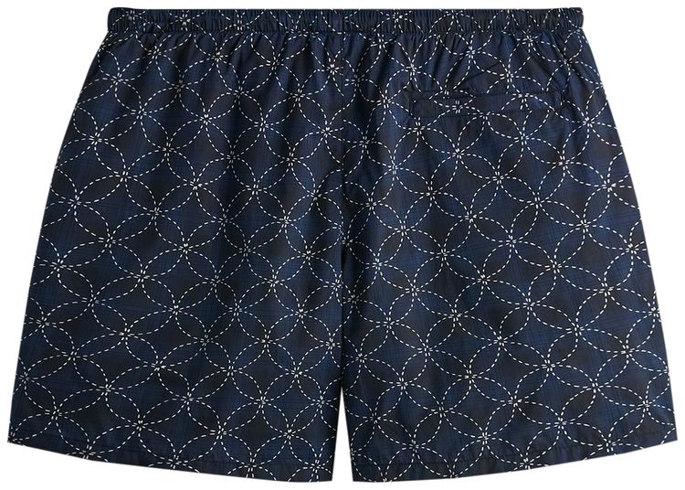 Kith Geometric Stitch Active Swim Short Nocturnal