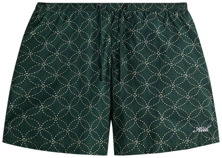 Kith Geometric Stitch Active Swim Short Stadium