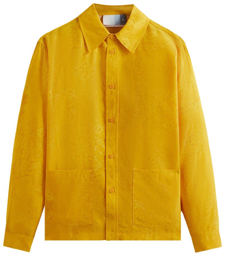 Kith Long Sleeve Boxy Collared Overshirt Opulence