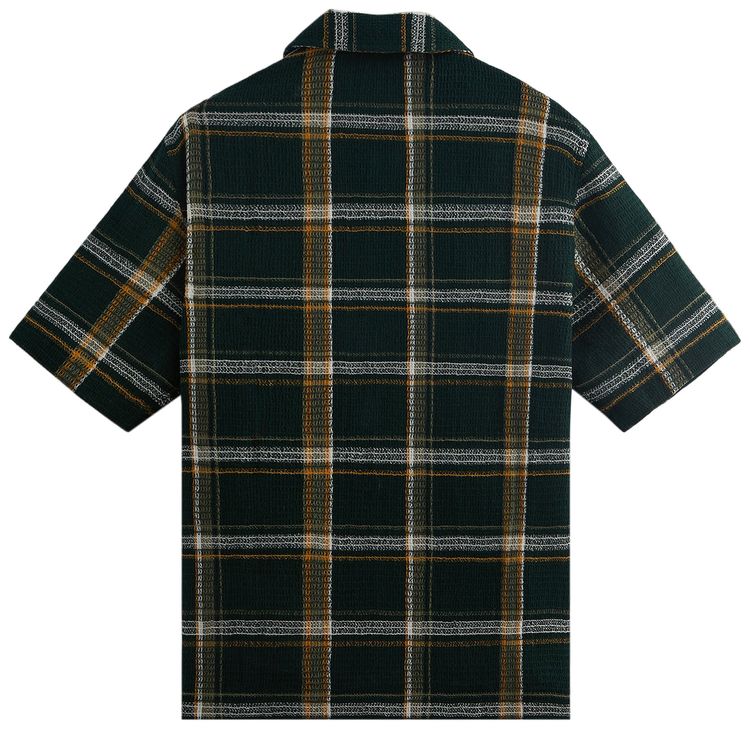 Kith Shadow Plaid Boxy Collared Overshirt Stadium