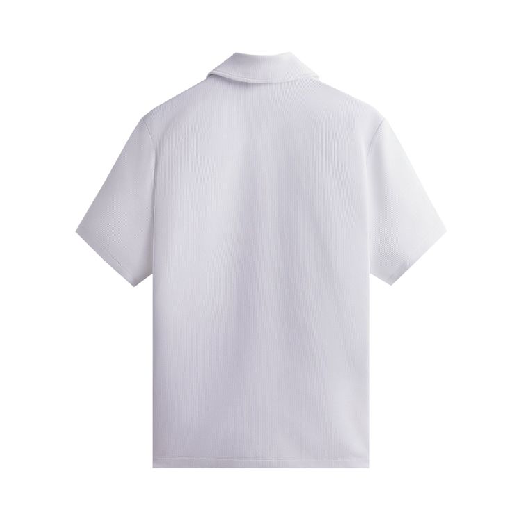 Kith Micro Waffle Drew Polo White