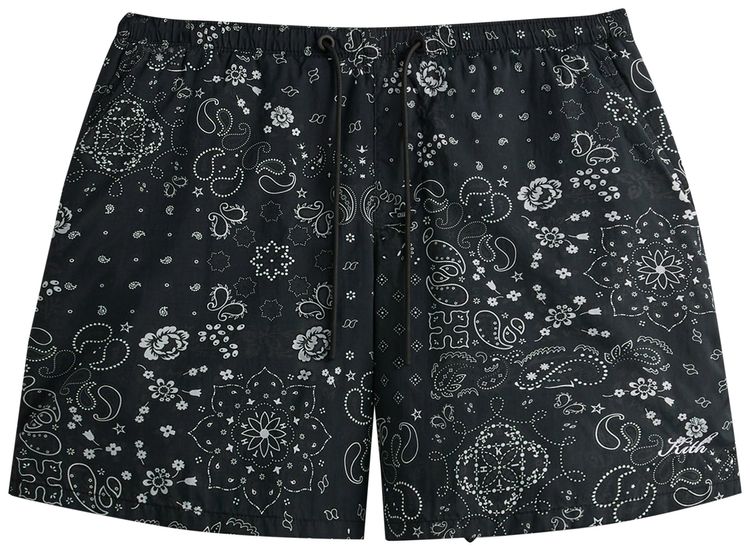 Kith Paisley Collins Swim Short Black