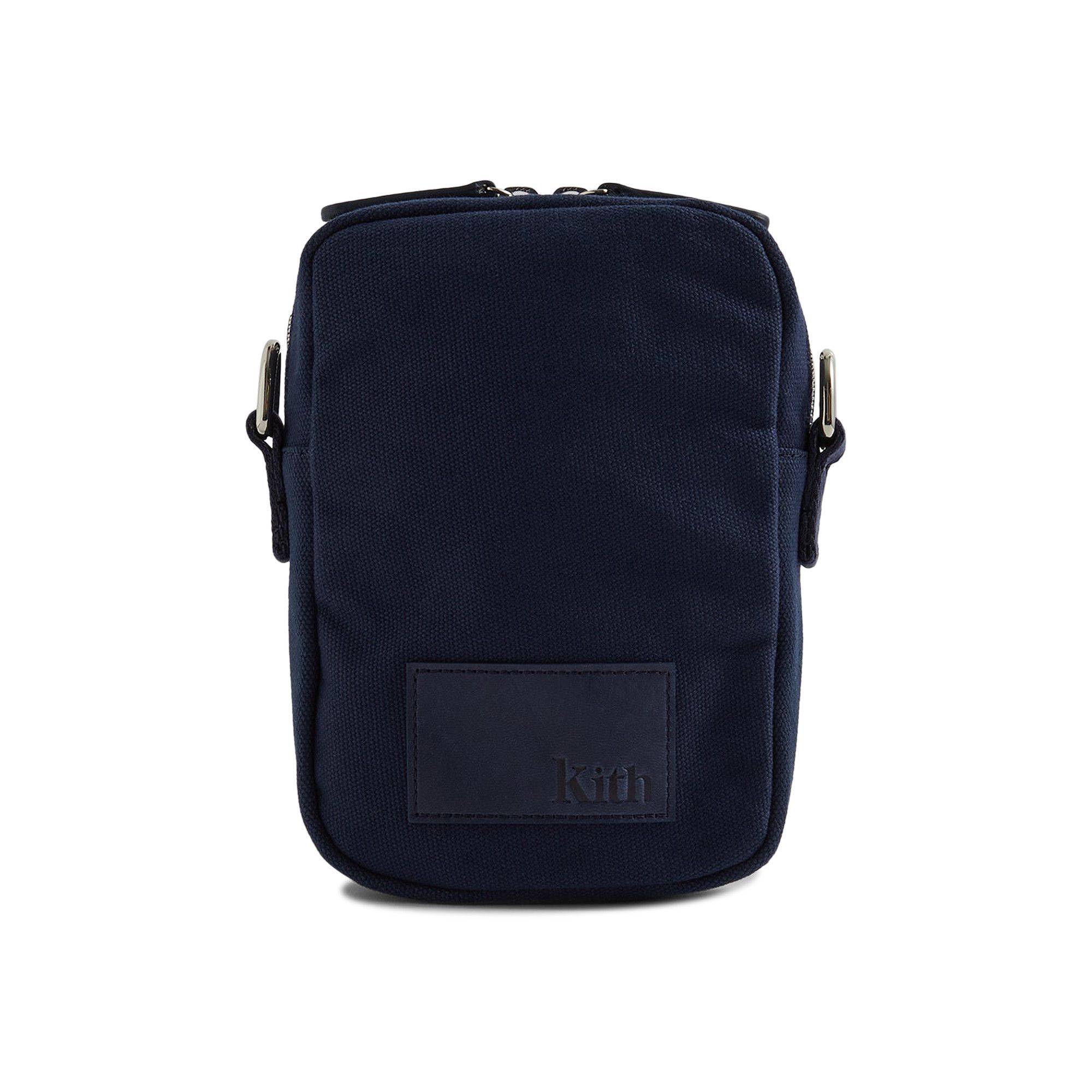 バッグ KITH utility crossbody bag Kith Utility Crossbody in Saffiano Leather - Black PH | Parallel