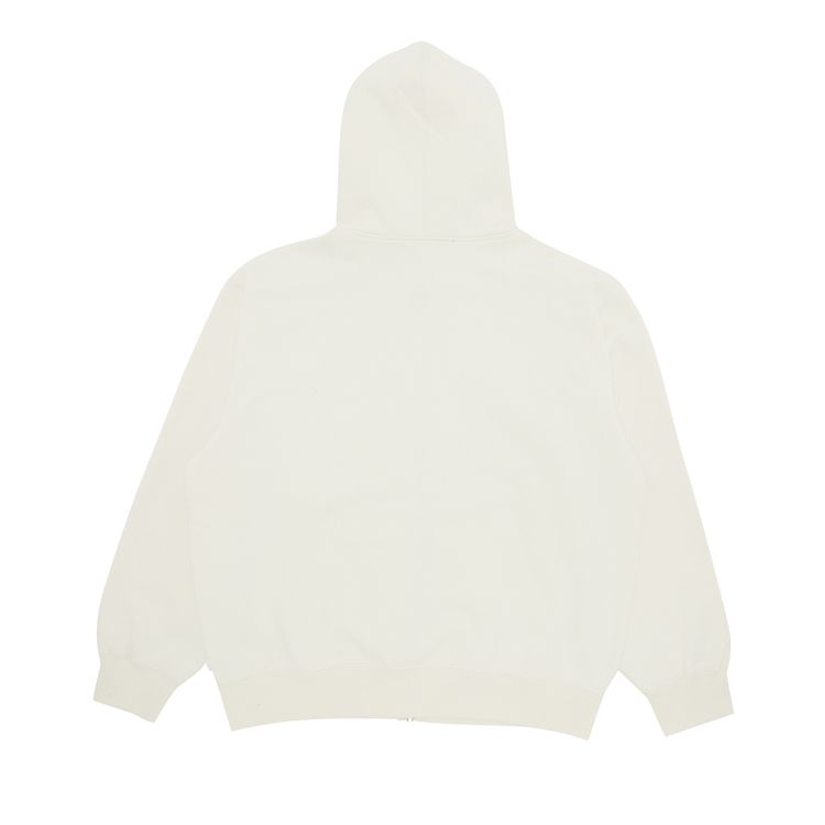 Supreme Divine Zip Up Hooded Sweatshirt White