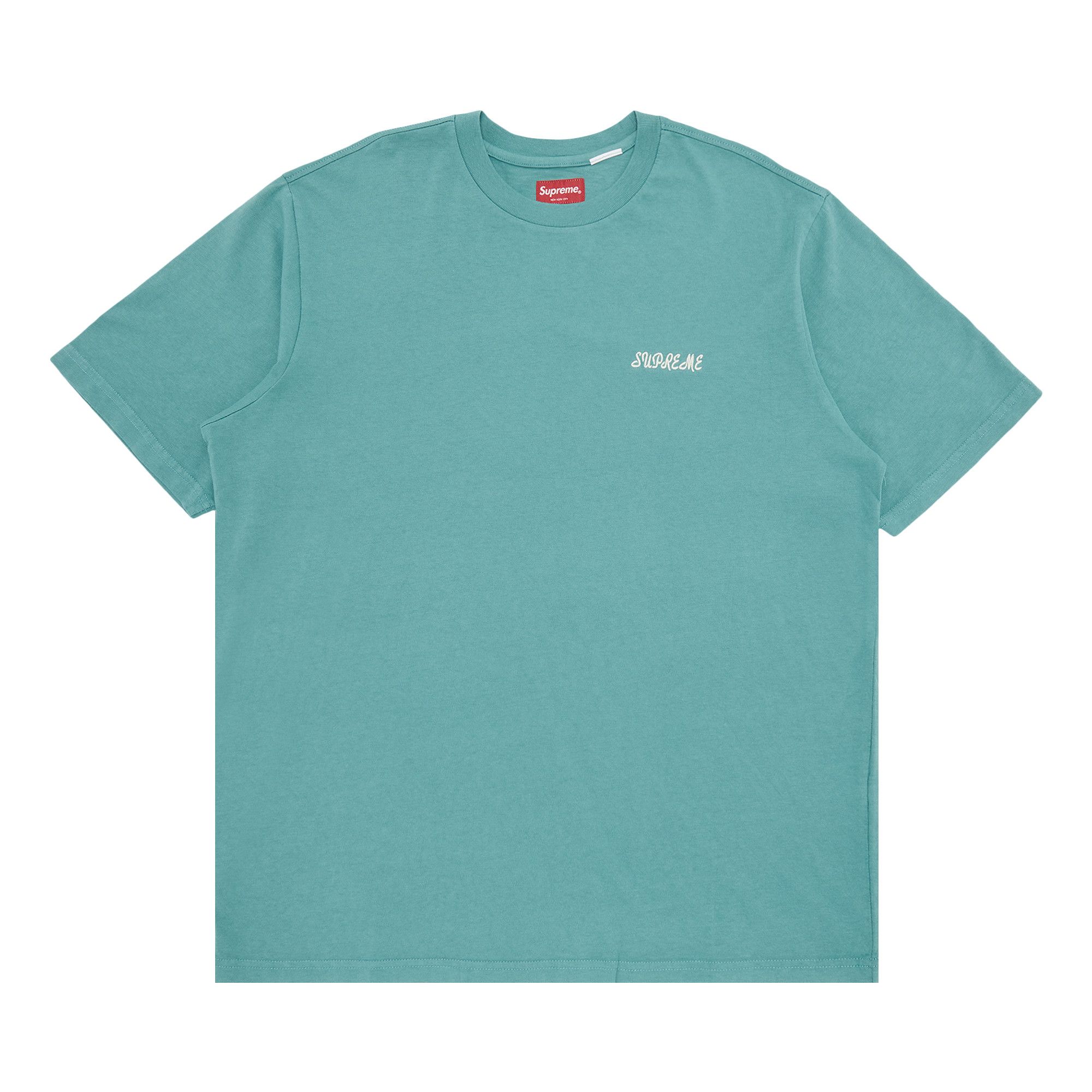 Buy Supreme Washed Script Short Sleeve Top Sage SS23KN22 SAGE