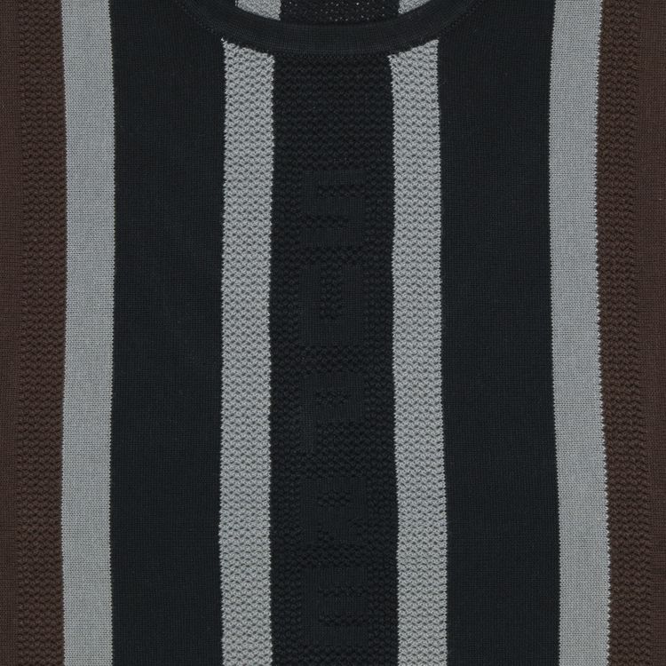 Supreme Knit Stripe Tank Top Black