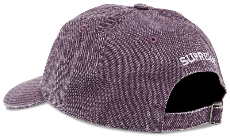 Supreme Pigment Canvas S Logo 6 Panel Plum