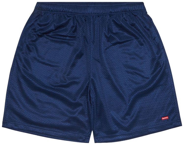 Supreme Small Box Baggy Mesh Short Navy