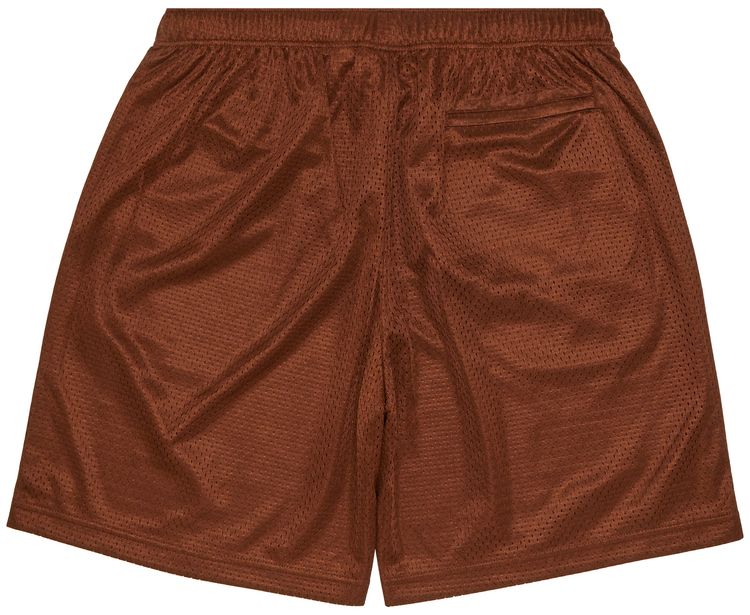Supreme Small Box Baggy Mesh Short Brown