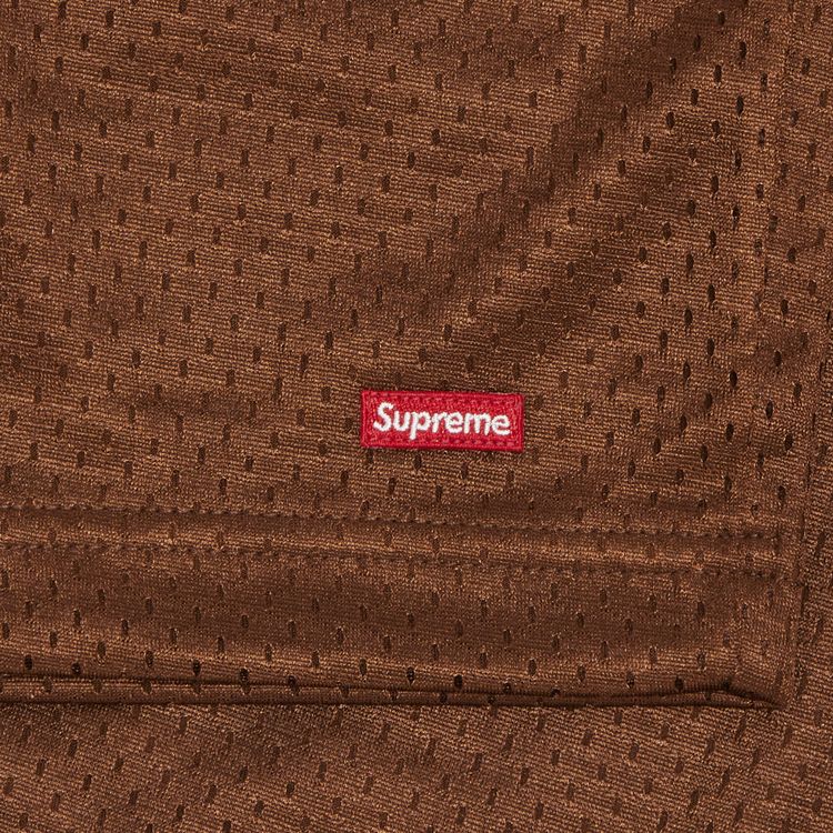 Supreme Small Box Baggy Mesh Short Brown