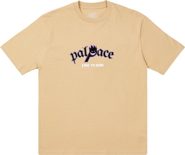 Palace x Spitfire P-Head T-Shirt 'Sand'