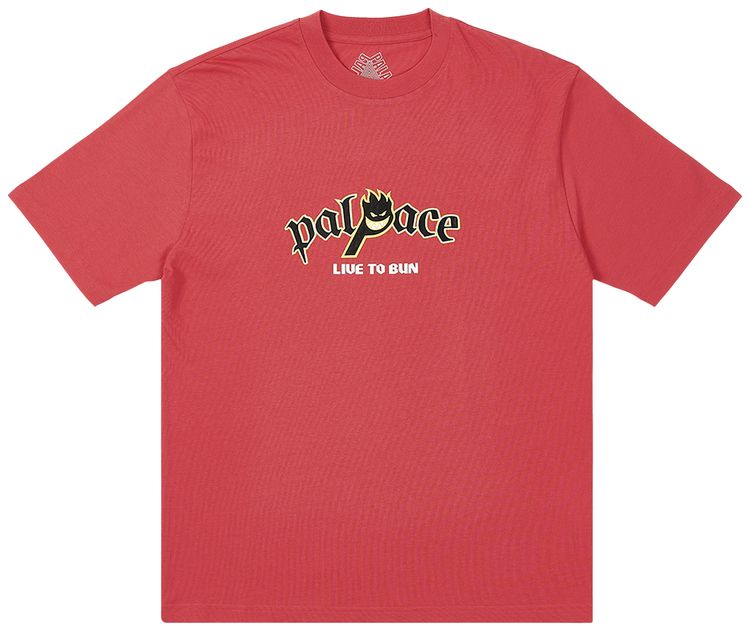 Palace x Spitfire P Head T Shirt Red