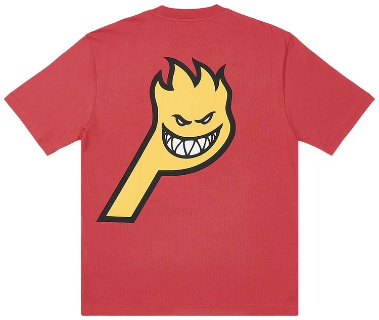 Palace x Spitfire P Head T Shirt Red