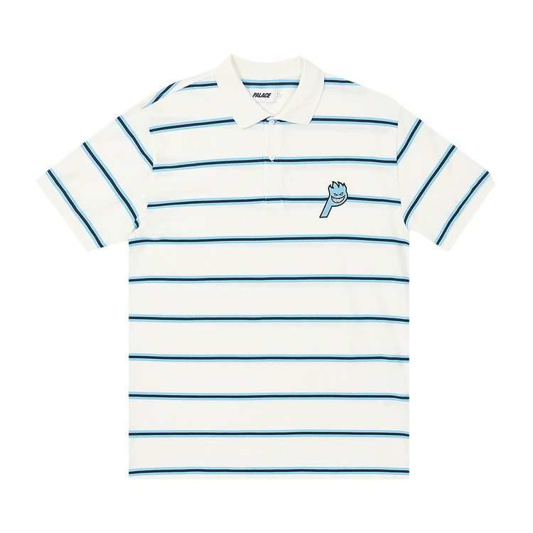 Palace x Spitfire Polo White