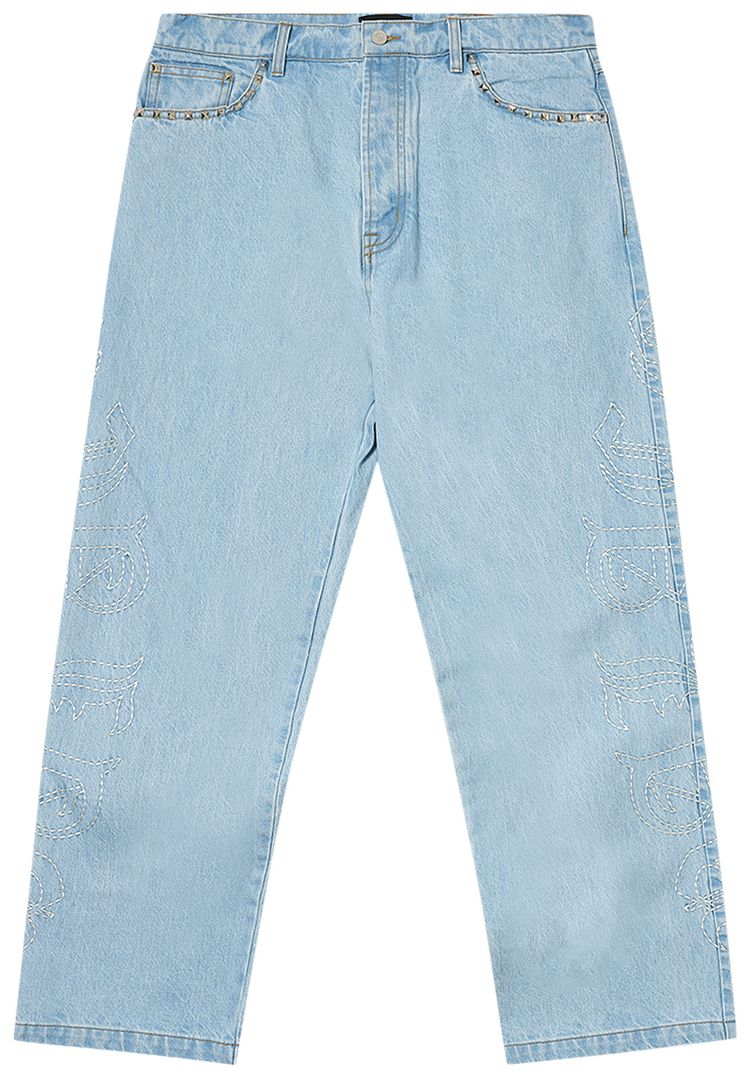 Palace Stud Jean Stone Wash