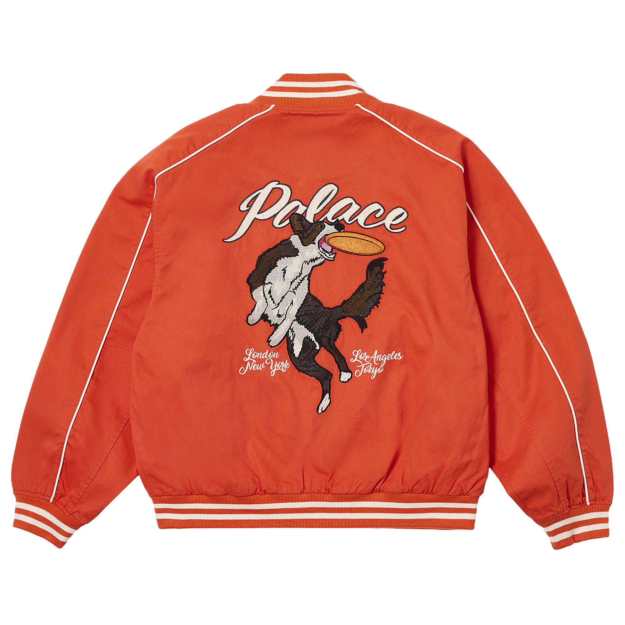 Buy Palace Catch It Bomber Jacket 'Jaffa' - P24JK053 | GOAT