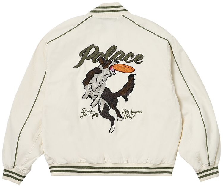 Palace Catch It Bomber Jacket Cement
