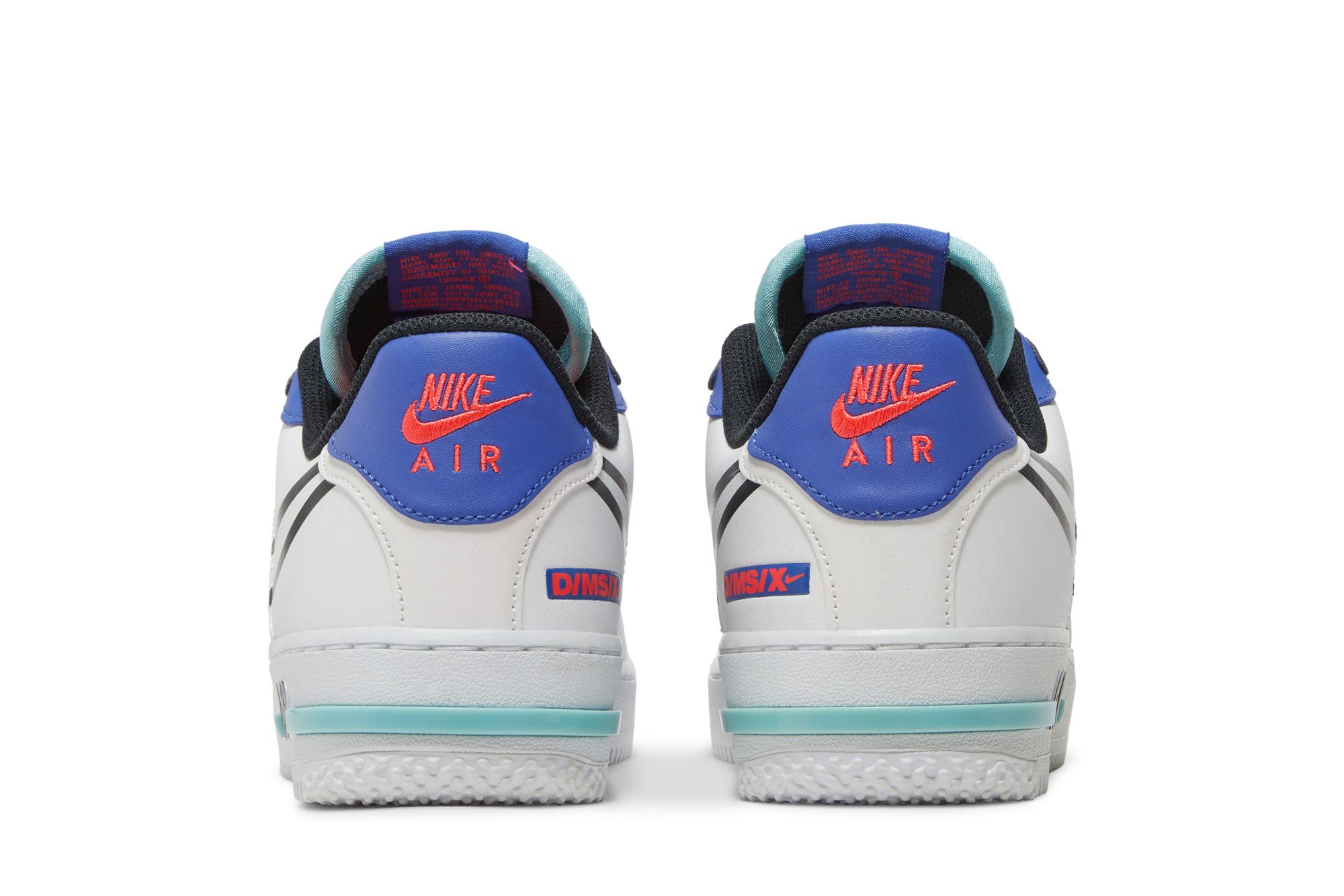 スニーカー Nike Air Force 1 Low React White Astronomy Blue LaserCrimson Nike-Air-Force-1-Low-React-