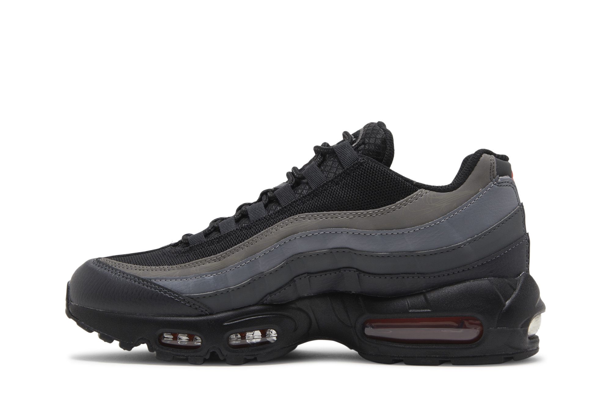 Size 10.0 Air Max 95 'Black Picante Reflective'