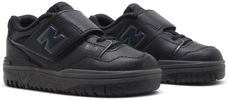 New Balance 550 Bungee Lace Toddler Triple Black