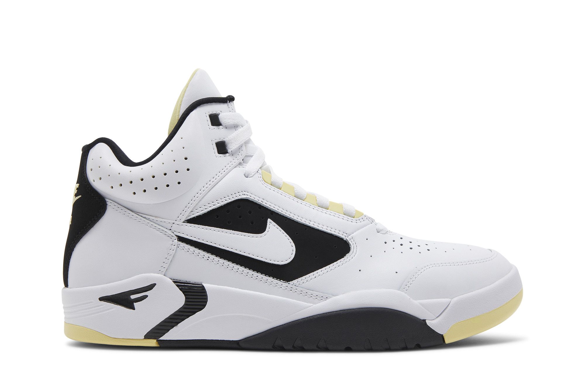 Buy Air Flight Lite Mid 'White Black Lemon' - DV0824 100 | GOAT