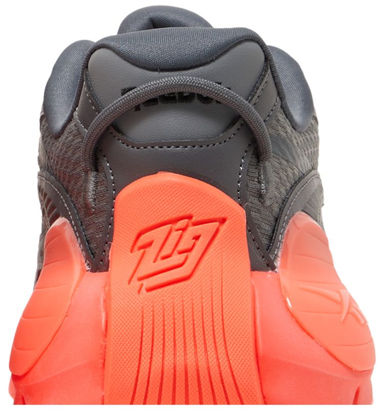 Reebok Zig Kinetica 25 Grey Orange Flare