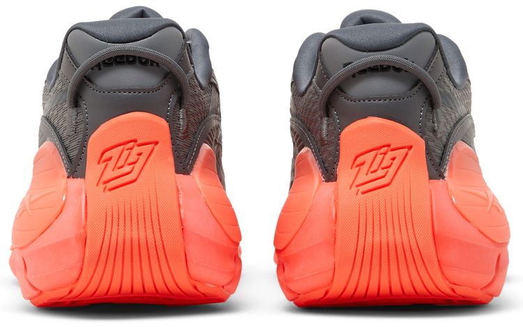 Reebok Zig Kinetica 25 Grey Orange Flare