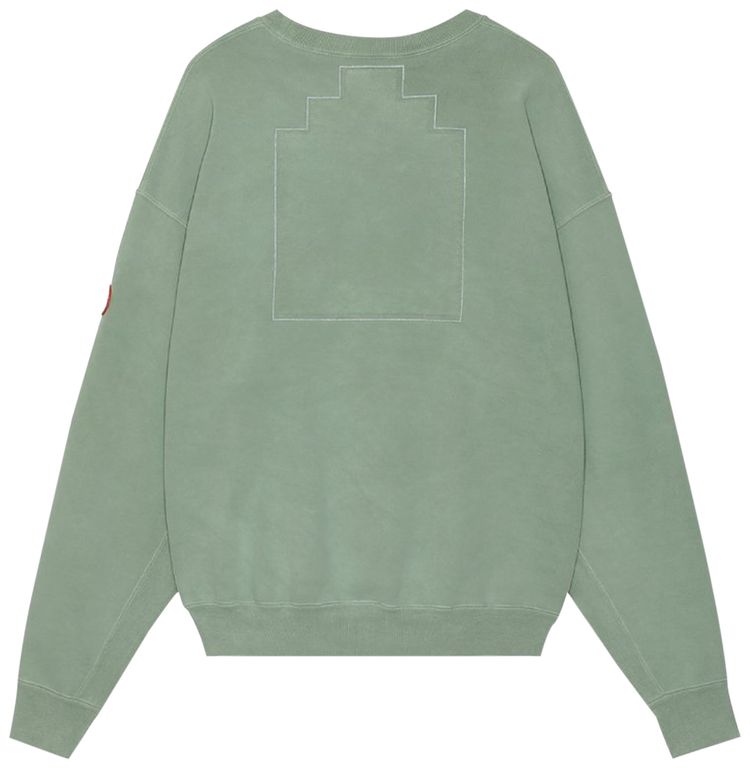 Cav Empt Overdye Md In The Present Crewneck Green