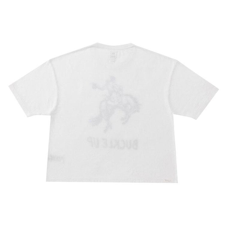 Visvim Jumbo Short Sleeve Buckle Up T Shirt White