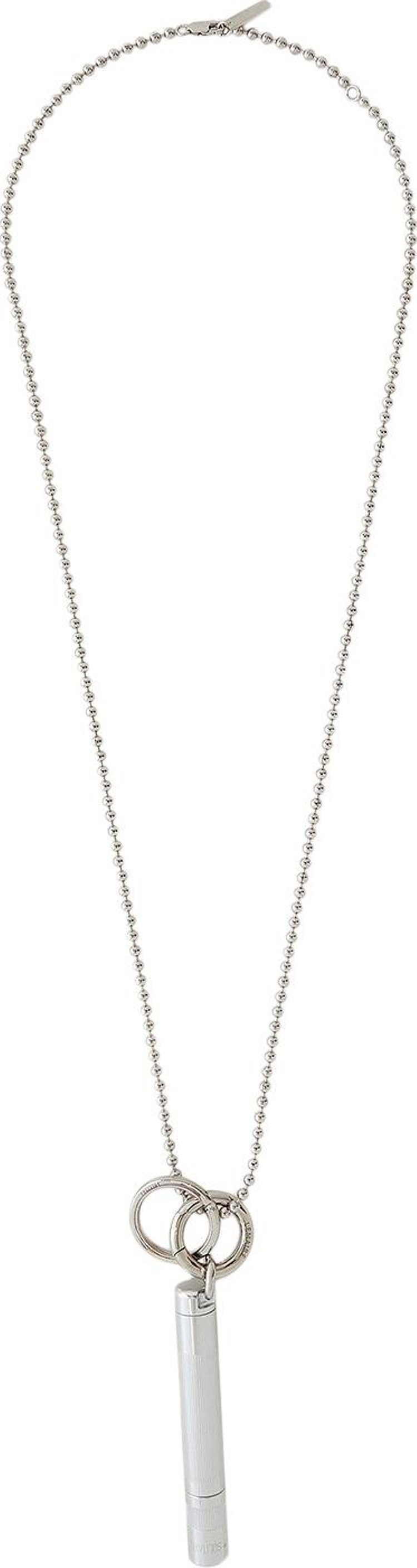 Lemaire Maglite Chain Necklace 'Silver'