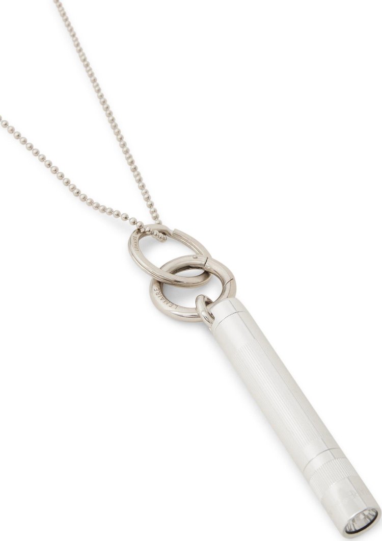 Lemaire Maglite Chain Necklace Silver