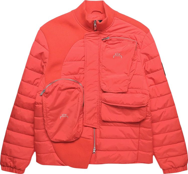 A-Cold-Wall* Asymmetric Padded Jacket 'Volt Red'