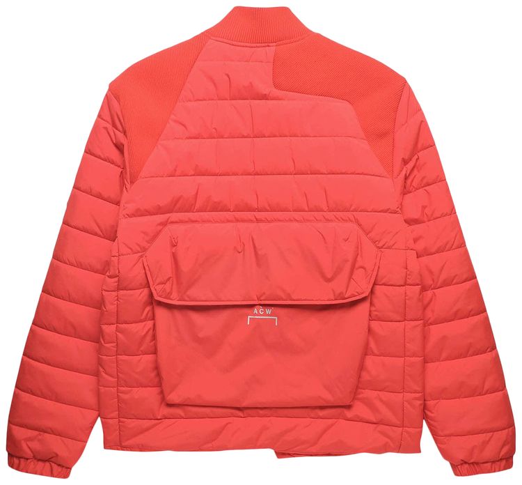 A Cold Wall Asymmetric Padded Jacket Volt Red